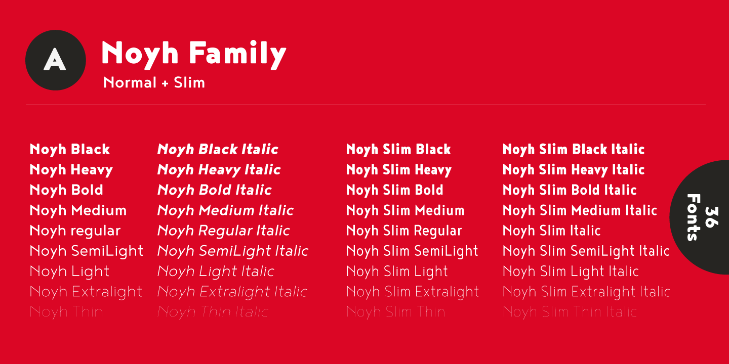Example font Noyh R #20